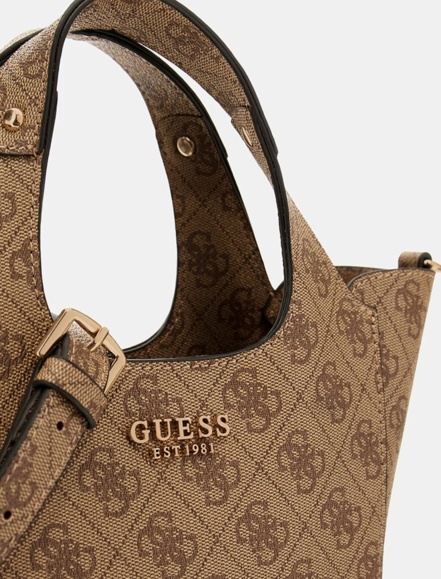 Guess Access Kadın Kahverengi El Çantası Guess Access Kadın Kahverengi El Çantası
