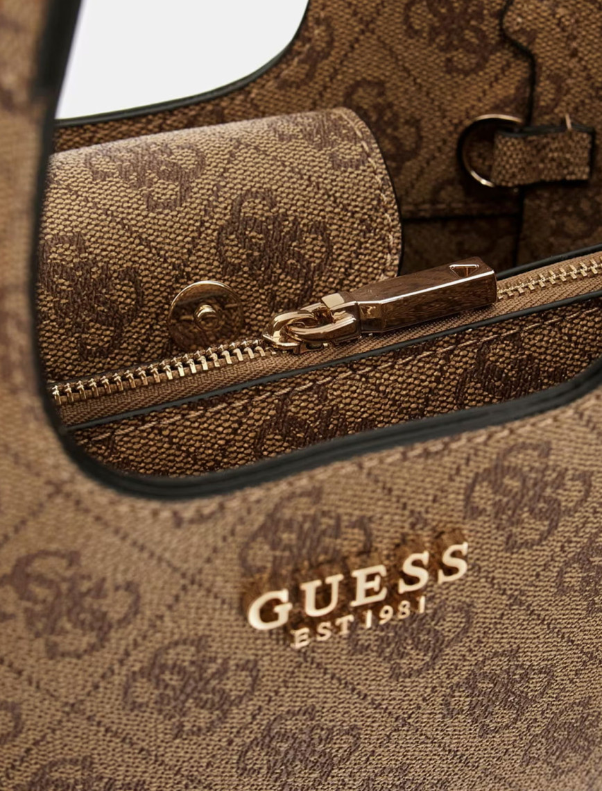 Guess Access Kadın Kahverengi El Çantası Guess Access Kadın Kahverengi El Çantası