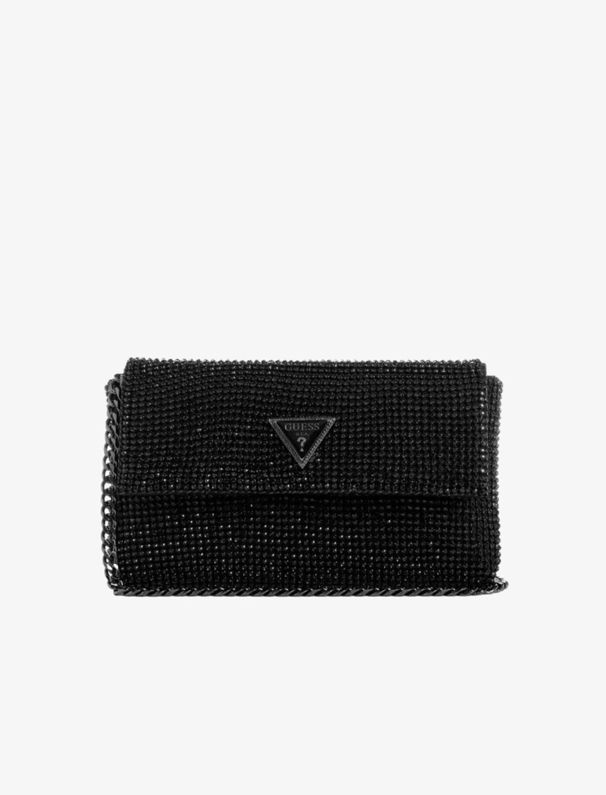 Guess Zalina Clutch Kadın Siyah El Çantası Guess Zalina Clutch Kadın Siyah El Çantası