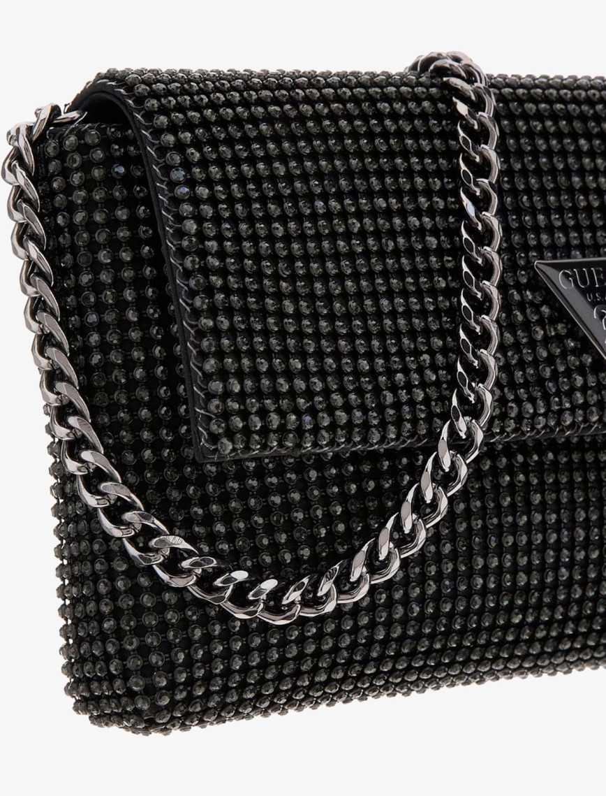 Guess Zalina Clutch Kadın Siyah El Çantası Guess Zalina Clutch Kadın Siyah El Çantası