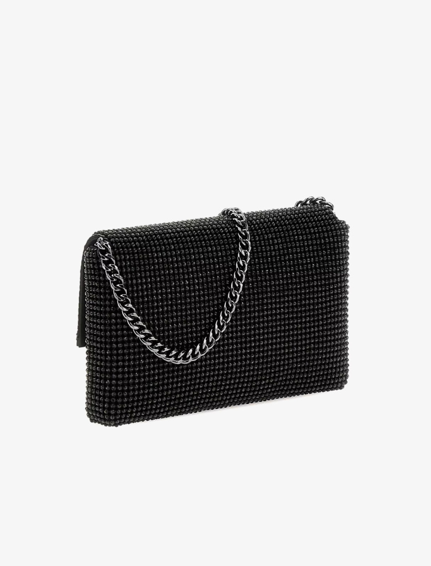 Guess Zalina Clutch Kadın Siyah El Çantası Guess Zalina Clutch Kadın Siyah El Çantası