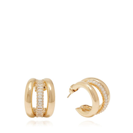 Network Kadın Gold Altın Rengi Küpe Network Kadın Gold Altın Rengi Küpe