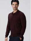 Network Erkek Bordo Yün Karışımlı Triko Kazak Network Erkek Bordo Yün Karışımlı Triko Kazak