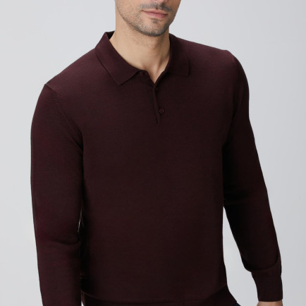 Network Erkek Bordo Yün Karışımlı Triko Kazak Network Erkek Bordo Yün Karışımlı Triko Kazak