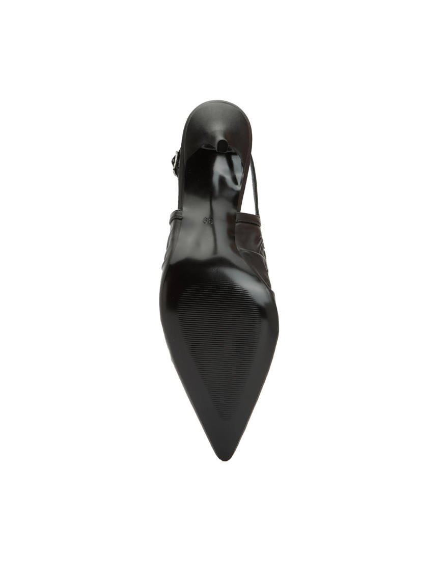 Network Kadın Siyah Deri Topuklu Ayakkabı Network Kadın Siyah Deri Topuklu Ayakkabı