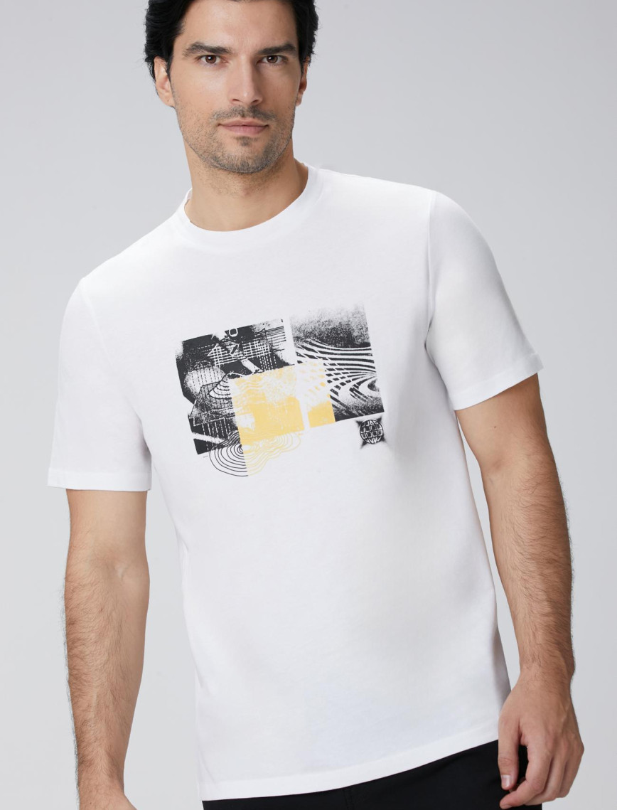 Network Erkek Beyaz T-shirt Network Erkek Beyaz T-shirt