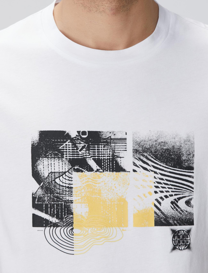 Network Erkek Beyaz T-shirt Network Erkek Beyaz T-shirt