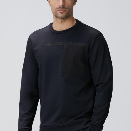 Network Erkek Siyah Baskılı Sweatshirt Network Erkek Siyah Baskılı Sweatshirt