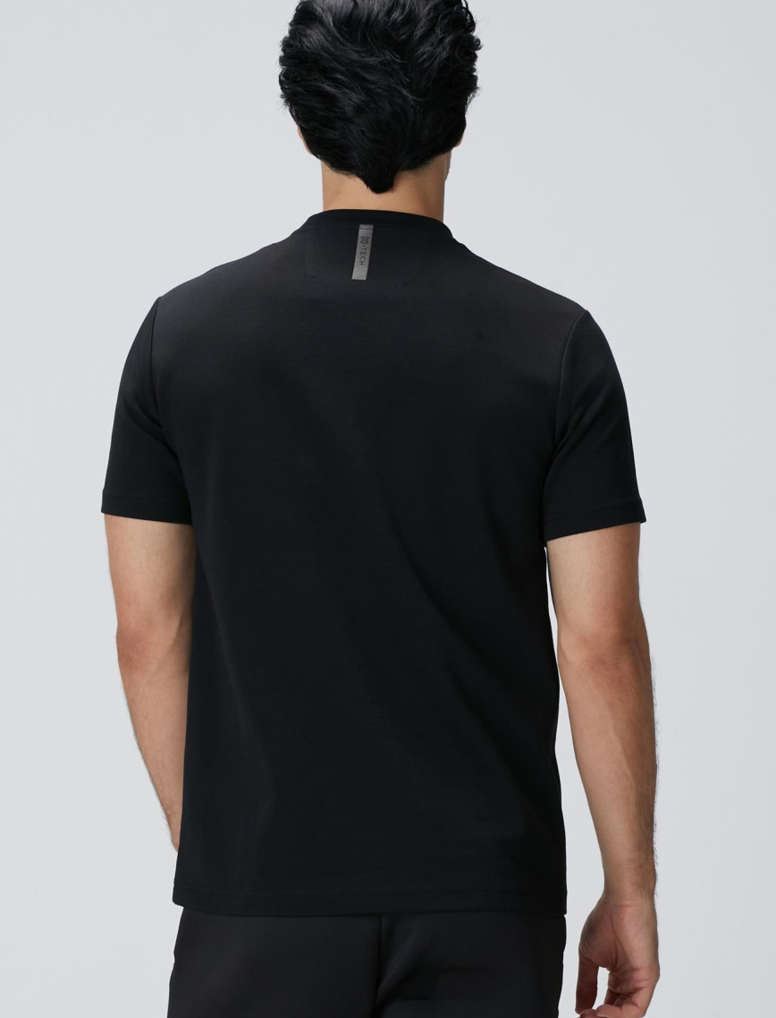 Network Erkek Siyah N-Tech Fermuar Cep Detaylı T-shirt Network Erkek Siyah N-Tech Fermuar Cep Detaylı T-shirt