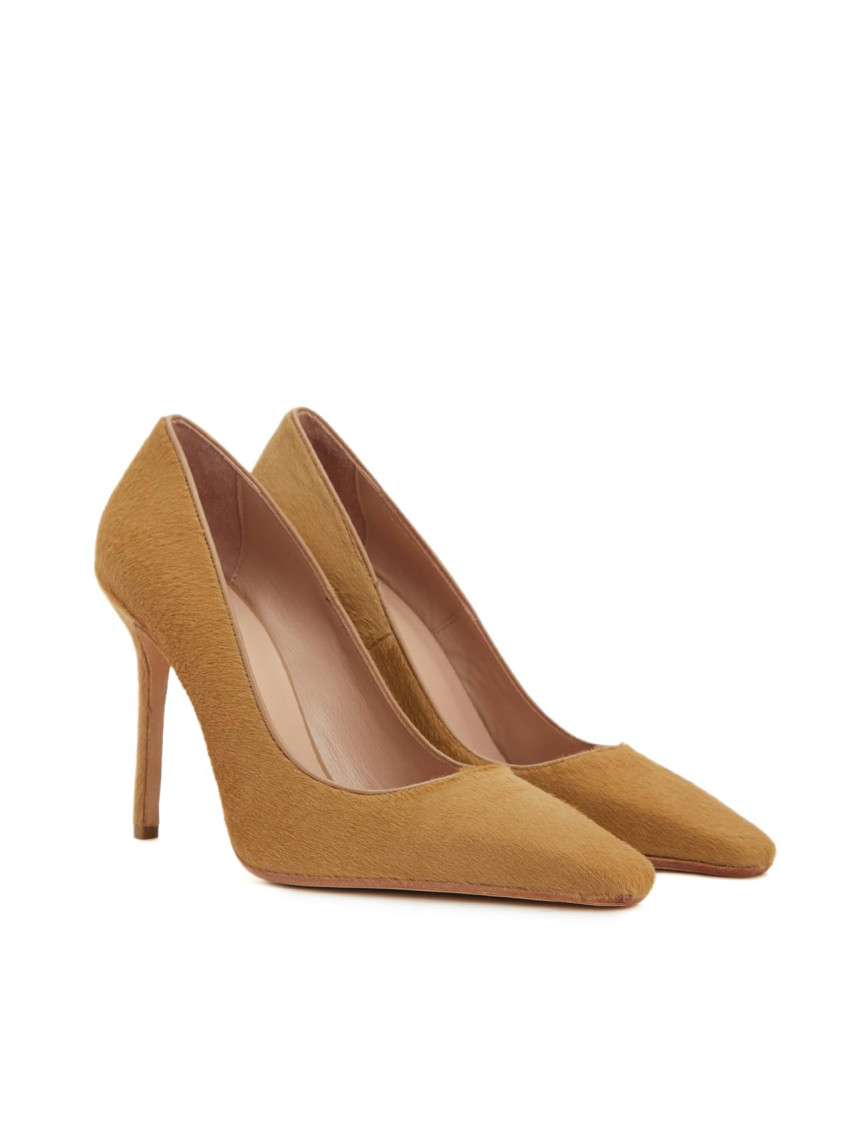 Network Kadın Camel Tay Tüyü Topuklu Ayakkabı Network Kadın Camel Tay Tüyü Topuklu Ayakkabı