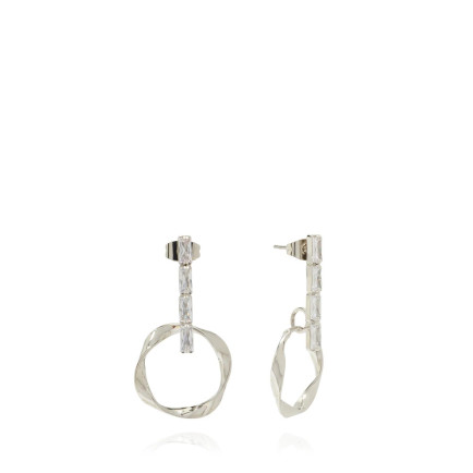 Network Kadın Silver Gümüş Rengi Küpe Network Kadın Silver Gümüş Rengi Küpe