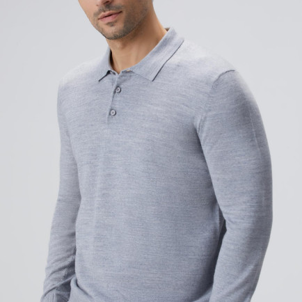 Network Erkek Gri Melanj Yün Karışımlı Triko Kazak Network Erkek Gri Melanj Yün Karışımlı Triko Kazak