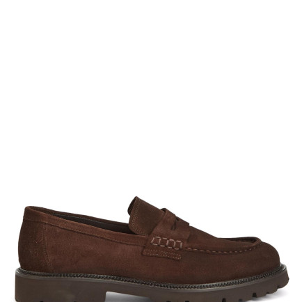 Beymen Club Erkek Kahverengi Deri Loafer