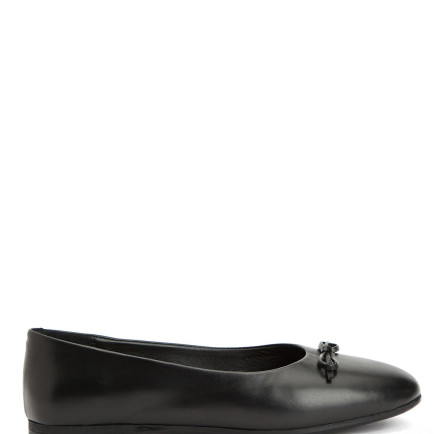 Beymen Club Kadın Siyah Deri Babet