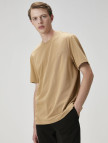 Beymen Club Erkek Relax Fit Deve Tüyü Basic T-shirt