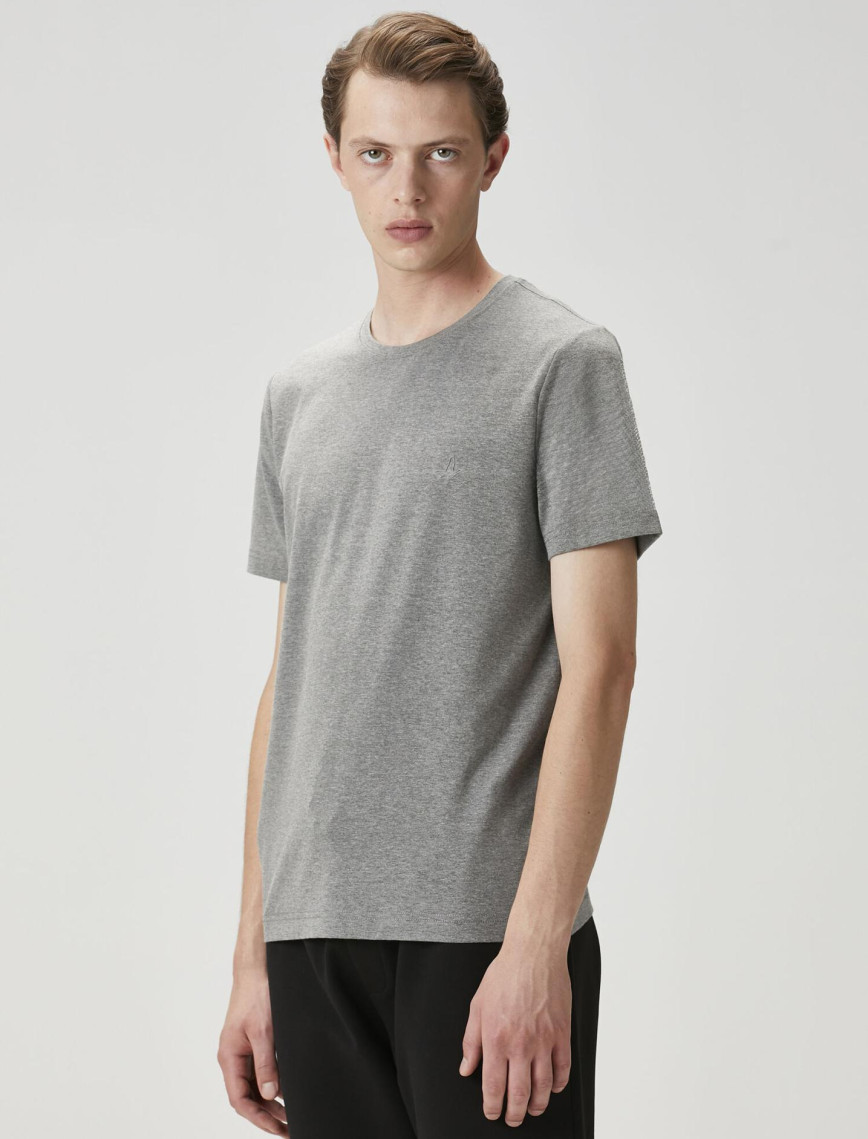 Beymen Club Erkek Gri Melanj T-shirt Beymen Club Erkek Gri Melanj T-shirt