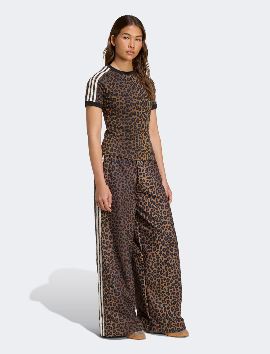 adidas Leopard Firebird Oversized Kadın Kahverengi Pantolon adidas Leopard Firebird Oversized Kadın Kahverengi Pantolon