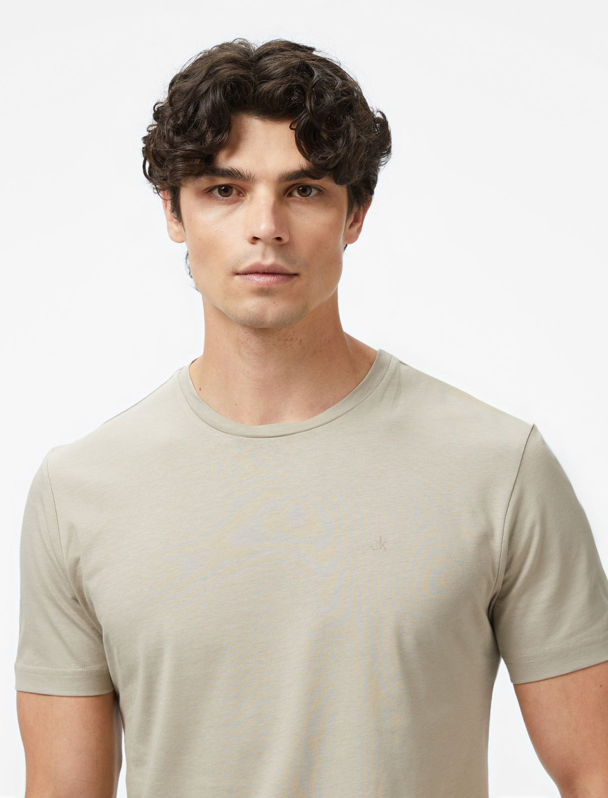 Calvin Klein Erkek Haki T-Shirt Calvin Klein Erkek Haki T-Shirt