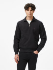 Tommy Hilfiger Essential Fleece 1/4 Erkek Kırmızı Yarım Fermuarlı Sweatshirt Tommy Hilfiger Essential Fleece 1/4 Erkek Kırmızı Yarım Fermuarlı Sweatshirt