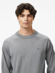 Calvin Klein Cotton Erkek Gri Triko Calvin Klein Cotton Erkek Gri Triko