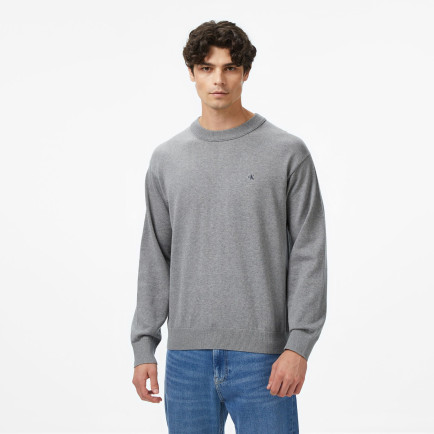 Calvin Klein Cotton Erkek Gri Triko Calvin Klein Cotton Erkek Gri Triko