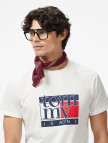 Tommy Hilfiger Twist Slim Flag Erkek Beyaz T-Shirt Tommy Hilfiger Twist Slim Flag Erkek Beyaz T-Shirt