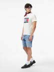 Tommy Hilfiger Twist Slim Flag Erkek Beyaz T-Shirt Tommy Hilfiger Twist Slim Flag Erkek Beyaz T-Shirt