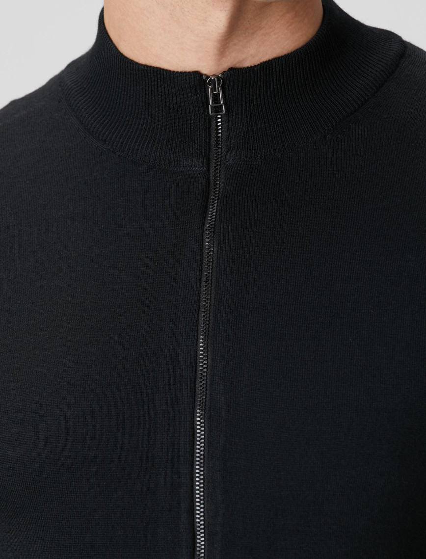 Network Erkek Siyah Yün Karışımlı Triko Hırka Network Erkek Siyah Yün Karışımlı Triko Hırka