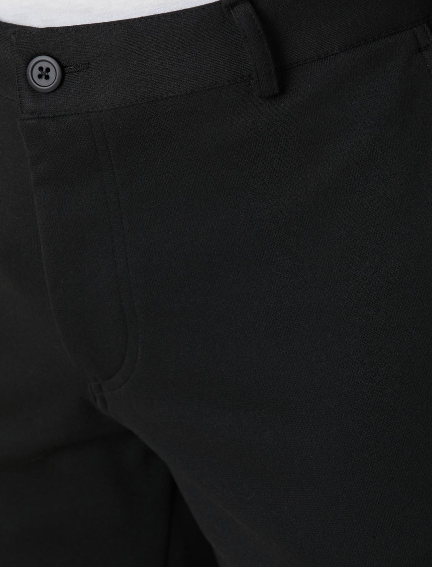 Network Erkek Siyah Diyagonal Örme Pantolon Network Erkek Siyah Diyagonal Örme Pantolon