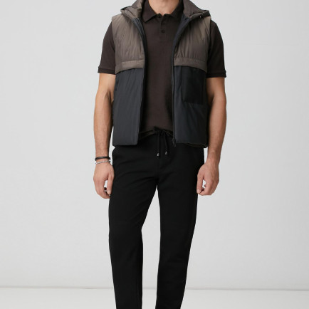 Network Erkek Siyah Diyagonal Desenli Pantolon Network Erkek Siyah Diyagonal Desenli Pantolon