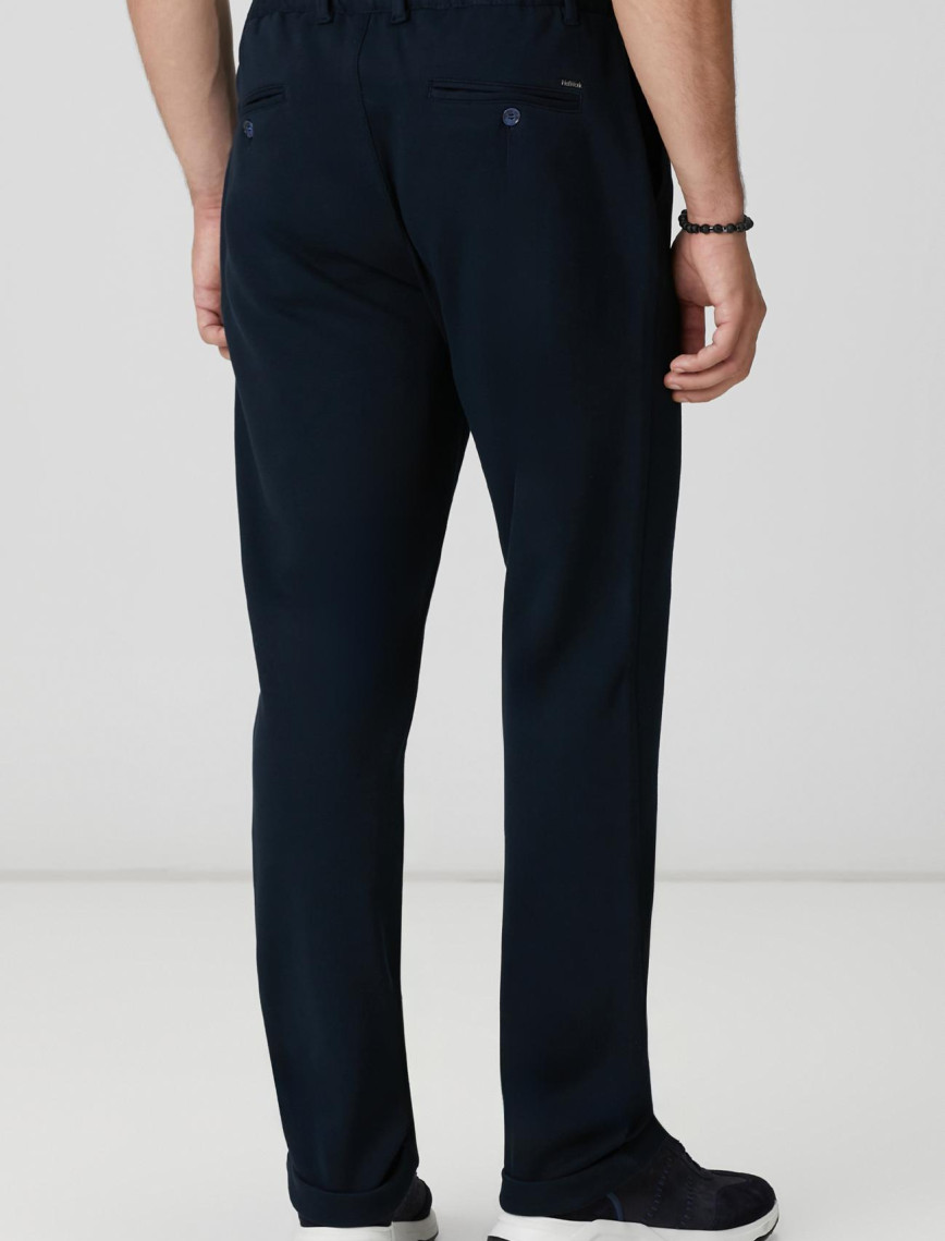 Network Erkek Lacivert Mikro Desenli Pantolon Network Erkek Lacivert Mikro Desenli Pantolon