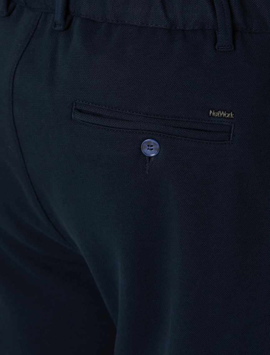 Network Erkek Lacivert Mikro Desenli Pantolon Network Erkek Lacivert Mikro Desenli Pantolon