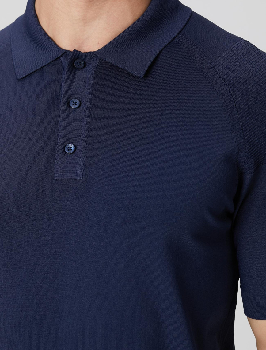 Network Erkek Lacivert Polo Yaka Triko Kazak Network Erkek Lacivert Polo Yaka Triko Kazak