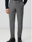 Network Erkek Gri Desenli Yün Karışımlı Pantolon Network Erkek Gri Desenli Yün Karışımlı Pantolon