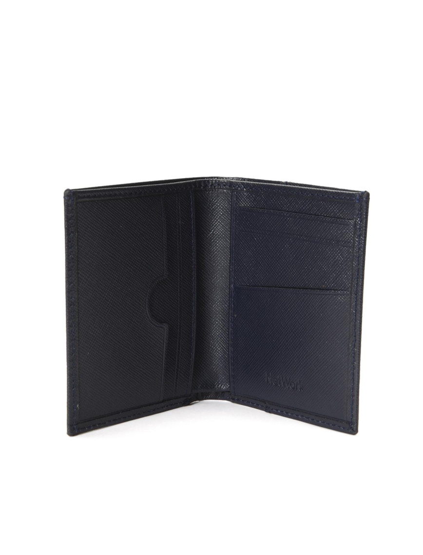 Network Erkek Lacivert Deri Kartlık Network Erkek Lacivert Deri Kartlık