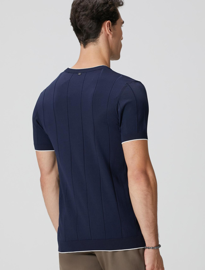 Network Erkek Lacivert Triko Kazak Network Erkek Lacivert Triko Kazak