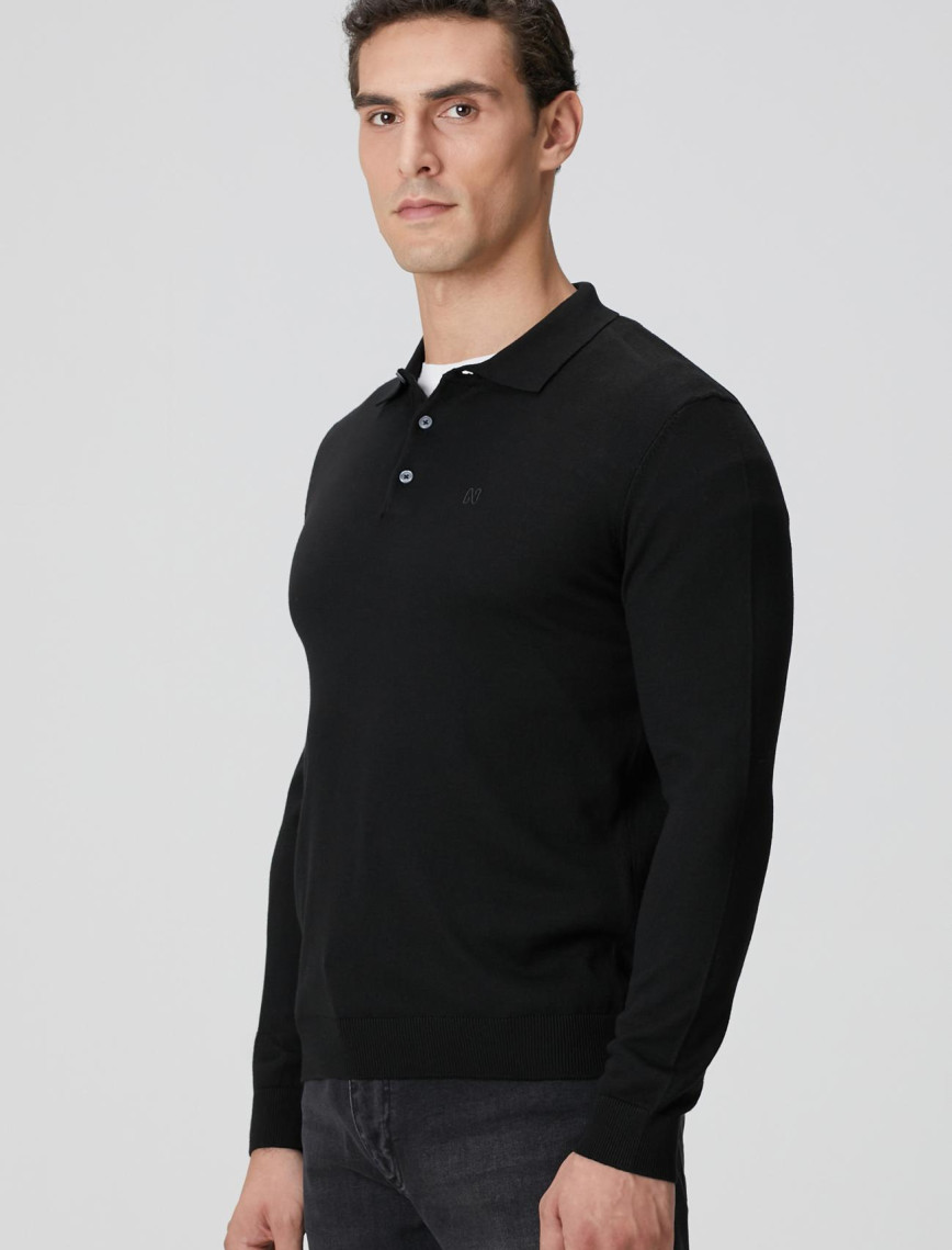 Network Erkek Siyah Triko Kazak Network Erkek Siyah Triko Kazak