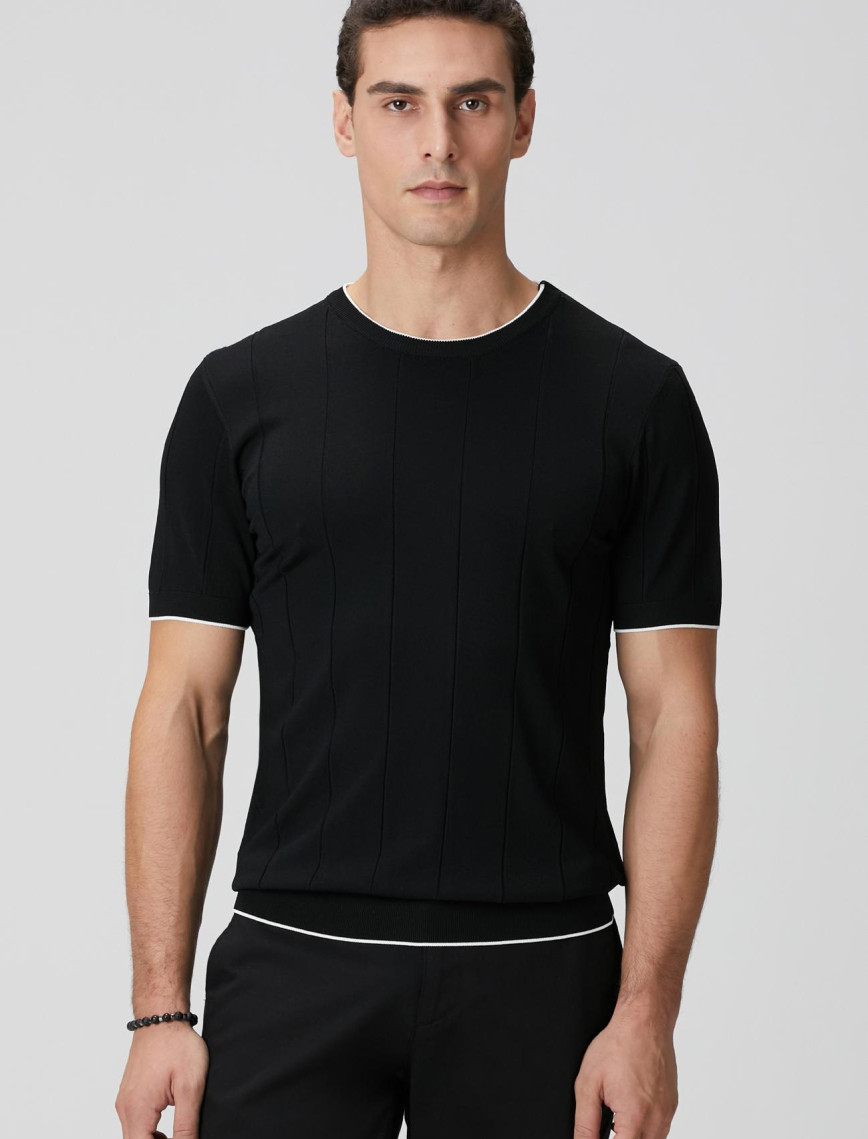 Network Erkek Siyah Triko Kazak Network Erkek Siyah Triko Kazak