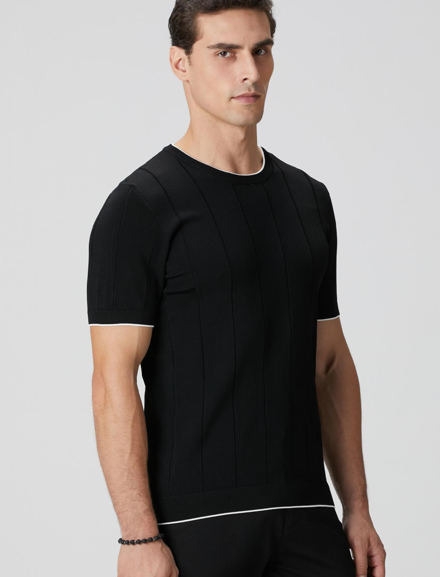 Network Erkek Siyah Triko Kazak Network Erkek Siyah Triko Kazak