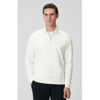 Network Erkek Kırık Beyaz Sweatshirt Network Erkek Kırık Beyaz Sweatshirt