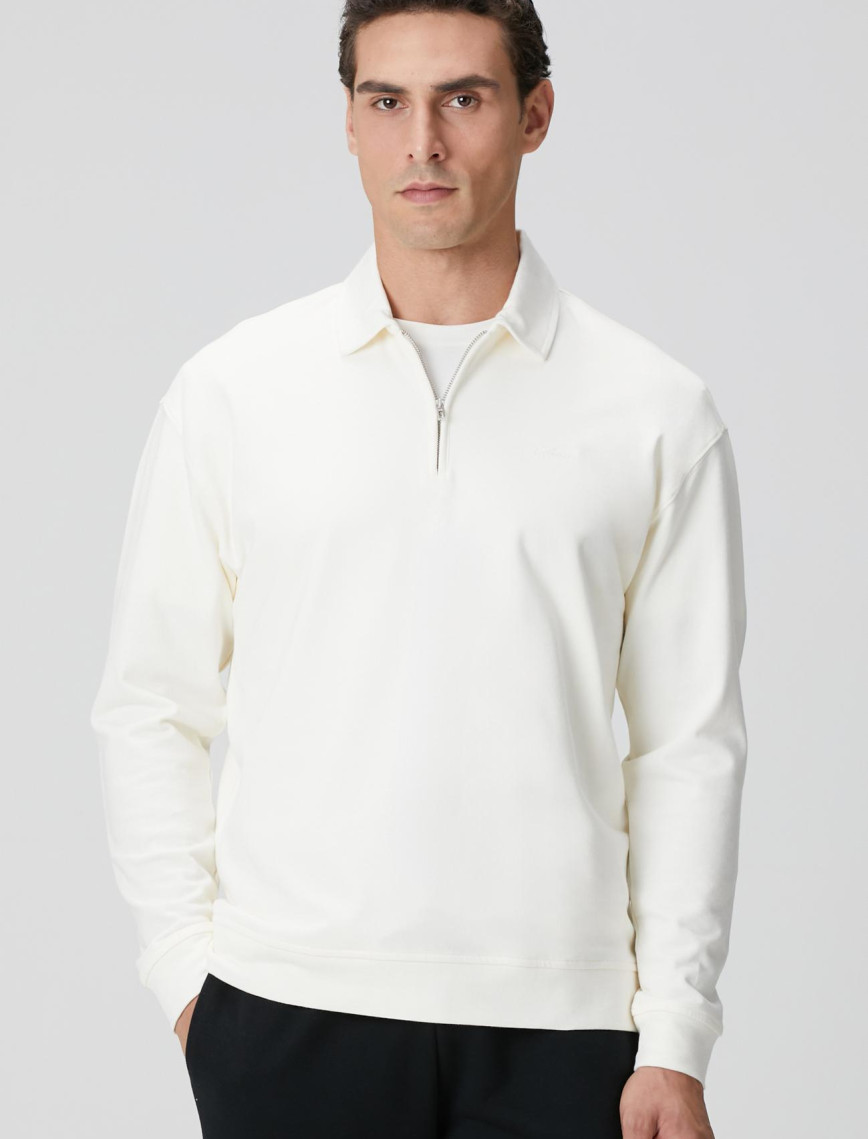 Network Erkek Kırık Beyaz Sweatshirt Network Erkek Kırık Beyaz Sweatshirt