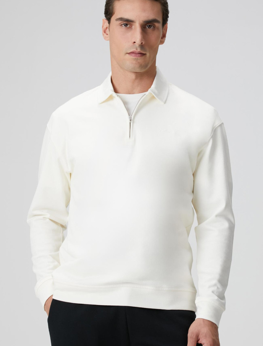 Network Erkek Kırık Beyaz Sweatshirt Network Erkek Kırık Beyaz Sweatshirt