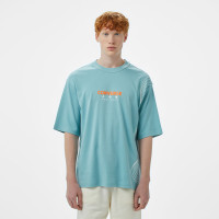 Converse Star Chevron Oversize Fit Baskılı Erkek Mavi T-shirt Converse Star Chevron Oversize Fit Baskılı Erkek Mavi T-shirt