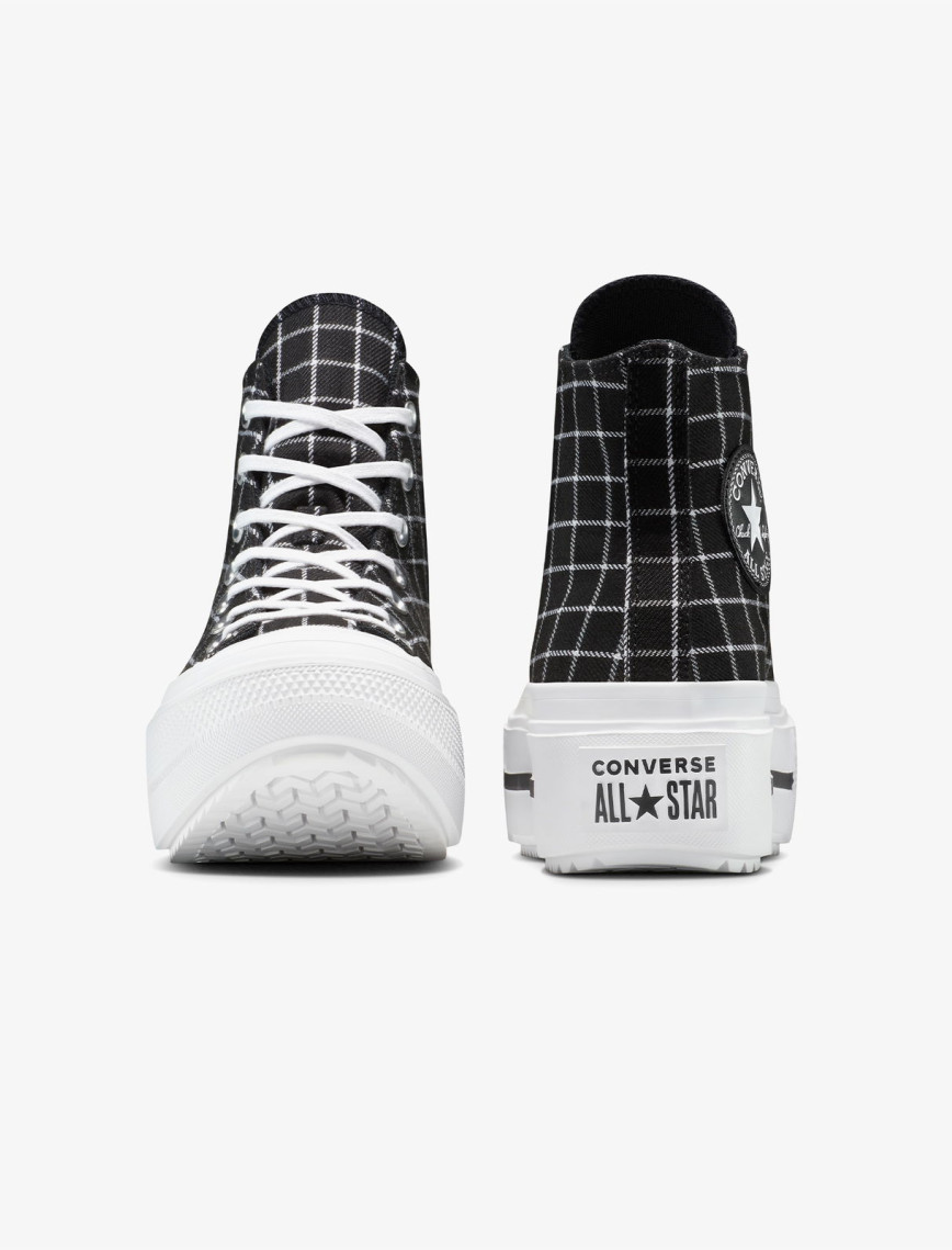 Converse Chuck Taylor All Star Lift Double Stack Kadın Siyah Sneaker Converse Chuck Taylor All Star Lift Double Stack Kadın Siyah Sneaker