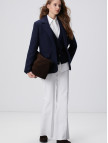 Network Kadın Lacivert Yün Karışımlı Ceket