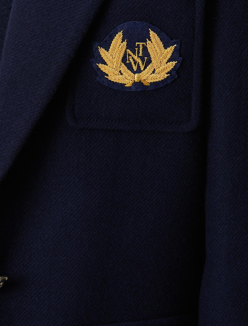 Network Kadın Lacivert Yün Karışımlı Ceket