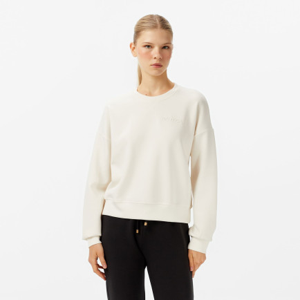 Nautica Kadın Beyaz Regular Fit Sweatshirt Nautica Kadın Beyaz Regular Fit Sweatshirt