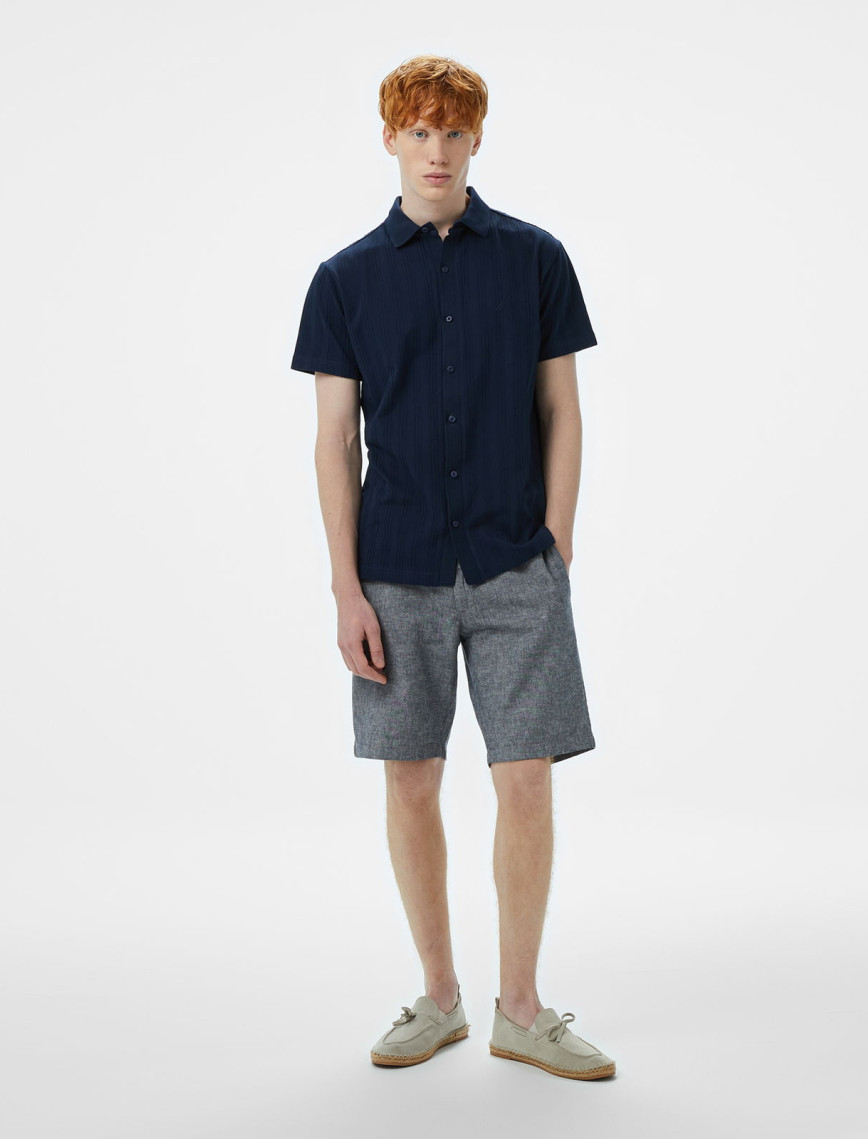 Nautica Erkek Lacivert Classic Fit Polo