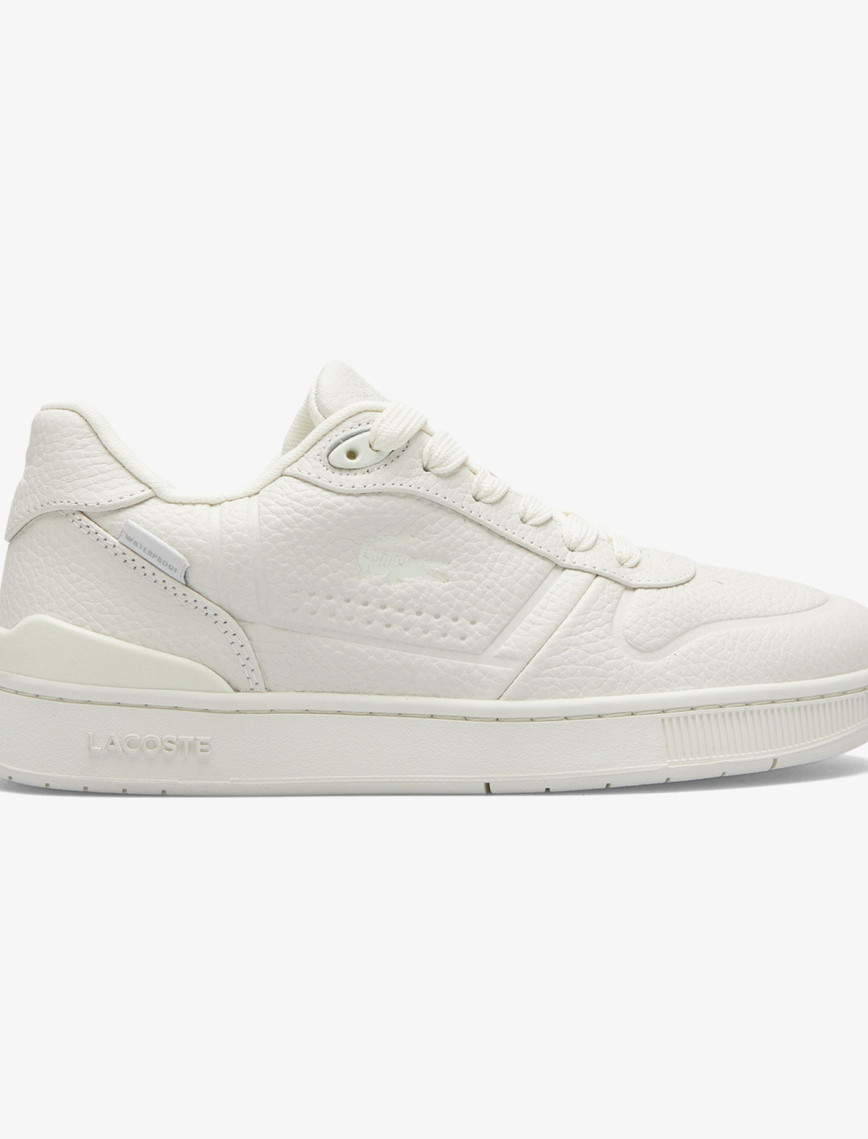 Lacoste T-Clip Shield Kadın Açık Gri Sneaker Lacoste T-Clip Shield Kadın Açık Gri Sneaker