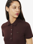 Lacoste L.12.D Kadın Slim Fit Bordo Polo Lacoste L.12.D Kadın Slim Fit Bordo Polo